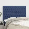 vidaXL Têtes de lit 4 pcs Bleu 80x7x78/88 cm Tissu