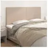 vidaXL Têtes de lit 4 pcs Cappuccino 90x5x78/88 cm Similicuir