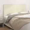 vidaXL Têtes de lit 4 pcs Crème 90x5x78/88 cm Similicuir