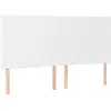 vidaXL Têtes de lit 4 pcs Blanc 80x5x78/88 cm Similicuir