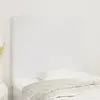 vidaXL Têtes de lit 2 pcs Blanc 100x5x78/88 cm Similicuir