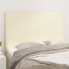 vidaXL Têtes de lit 4 pcs Crème 72x5x78/88 cm Similicuir
