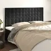 vidaXL Têtes de lit 4 pcs Noir 90x5x78/88 cm Velours