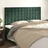 vidaXL Têtes de lit 4 pcs Vert foncé 90x5x78/88 cm Velours