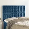 vidaXL Têtes de lit 4 pcs Bleu foncé 72x5x78/88 cm Velours