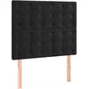 vidaXL Têtes de lit 2 pcs Noir 100x5x78/88 cm Velours