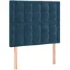 vidaXL Têtes de lit 2 pcs Bleu foncé 90x5x78-88 cm Velours3116806