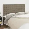 vidaXL Têtes de lit 4 pcs Taupe 90x5x78/88 cm Tissu