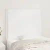 vidaXL Têtes de lit 2 pcs Blanc 100x5x78/88 cm Similicuir