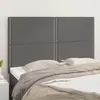 vidaXL Têtes de lit 4 pcs Gris 72x5x78/88 cm Similicuir