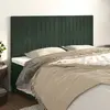 vidaXL Têtes de lit 4 pcs Vert foncé 80x5x78/88 cm Velours