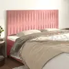 vidaXL Têtes de lit 4 pcs Rose 90x5x78/88 cm Velours