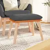 vidaXL Tête de lit avec oreilles Noir 147x23x78/88 cm Velours