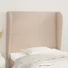vidaXL Tête de lit avec oreilles Cappuccino 93x23x118/128cm Similicuir