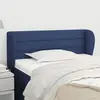 vidaXL Tête de lit avec oreilles Bleu 83x23x78/88 cm Tissu