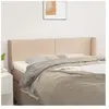vidaXL Tête de lit avec oreilles Cappuccino 147x16x78/88 cm Similicuir