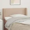 vidaXL Tête de lit avec oreilles Cappuccino 103x16x78/88 cm Similicuir