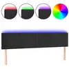 vidaXL Tête de lit à LED Noir 180x5x78/88 cm Velours