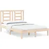vidaXL Cadre de lit Bois de pin massif 120x200 cm