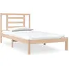 vidaXL Cadre de lit bois de pin massif 90x190 cm simple