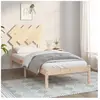 vidaXL Cadre de lit 90x200 cm Bois massif