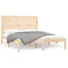 vidaXL Cadre de lit Bois massif 160x200 cm