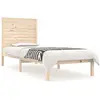 vidaXL Cadre de lit bois massif 90x190 cm simple