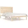 vidaXL Cadre de lit bois massif 120x190 cm petit double