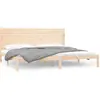 vidaXL Cadre de lit sans matelas 180x200 cm bois massif