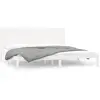 vidaXL Cadre de lit Blanc Bois massif 200x200 cm