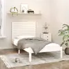 vidaXL Cadre de lit Blanc Bois massif 90x200 cm