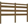 vidaXL Tête de lit Marron miel 141x4x100 cm Bois massif de pin