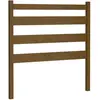 vidaXL Tête de lit Marron miel 96x4x100 cm Bois massif de pin