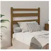 vidaXL Tête de lit Marron miel 81x4x100 cm Bois massif de pin