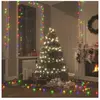 vidaXL Guirlande LED avec 600 LED Multicolore 60 m PVC
