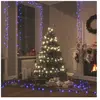 vidaXL Guirlande LED avec 300 LED Bleu 30 m PVC