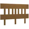 vidaXL Tête de lit Marron miel 123,5x3x81 cm Bois massif de pin