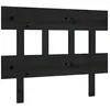 vidaXL Tête de lit Noir 103,5x3x81 cm Bois massif de pin
