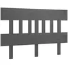 vidaXL Tête de lit Gris 138,5x3x81 cm Bois massif de pin