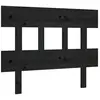 vidaXL Tête de lit Noir 78,5x3x81 cm Bois massif de pin