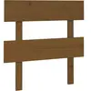 vidaXL Tête de lit Marron miel 93,5x3x81 cm Bois massif de pin