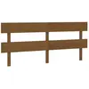 vidaXL Tête de lit Marron miel 204x3x81 cm Bois massif de pin