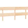 vidaXL Tête de lit 204x3x81 cm Bois massif de pin