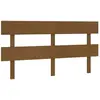 vidaXL Tête de lit Marron miel 154x3x81 cm Bois massif de pin