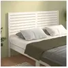 vidaXL Tête de lit Blanc 141x4x100 cm Bois massif de pin