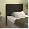 vidaXL Tête de lit Noir 81x4x100 cm Bois massif de pin