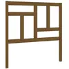 vidaXL Tête de lit Marron miel 80,5x4x100 cm Bois massif de pin