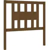 vidaXL Tête de lit Marron miel 106x4x100 cm Bois massif de pin