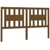 vidaXL Tête de lit Marron miel 141x4x100 cm Bois massif de pin