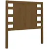 vidaXL Tête de lit Marron miel 96x4x100 cm Bois massif de pin